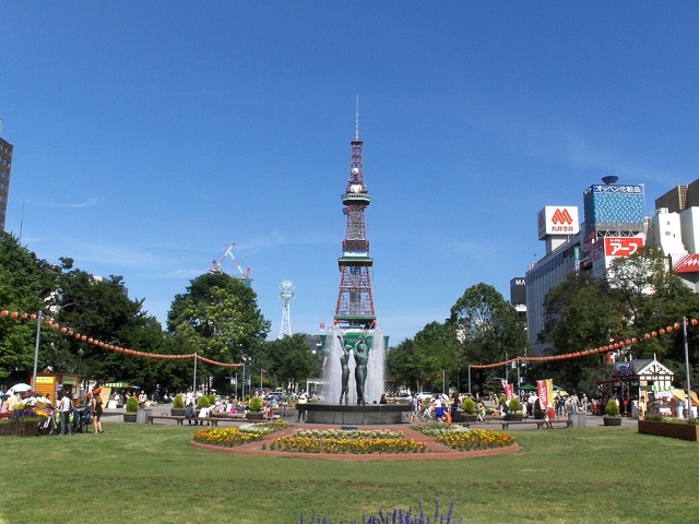 tháp truyền hình sapporo du lịch nước nhật bản